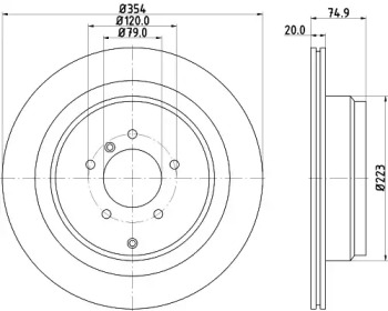 BELACO bdi1475 -  Тормозной диск