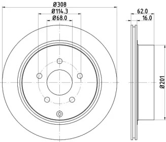 BELACO bdi1477 -  Тормозной диск