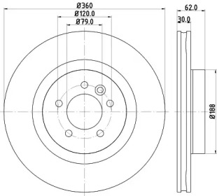 BELACO bdi1480 -  Тормозной диск