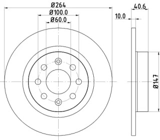 BELACO bdi1481 -  Тормозной диск