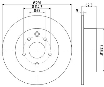 BELACO bdi1489 -  Тормозной диск