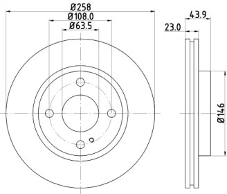 BELACO bdi1506 - Тормозной диск
