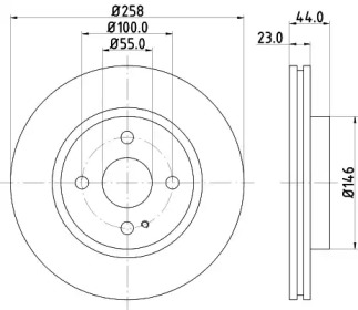 BELACO bdi1509 - Тормозной диск