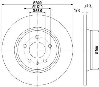BELACO bdi1519 -  Тормозной диск