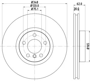BELACO bdi1525 -  Тормозной диск
