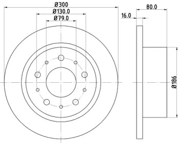 BELACO bdi1533 -  Тормозной диск