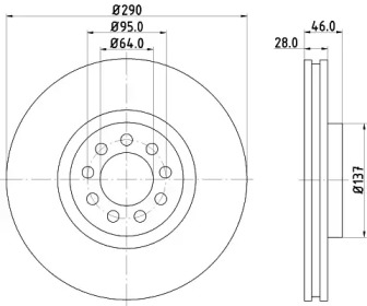 BELACO bdi1535 - Тормозной диск