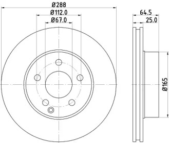 BELACO bdi1550 -  Тормозной диск