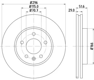 BELACO bdi1573 -  Тормозной диск