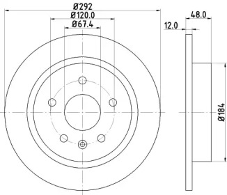 BELACO bdi1580 -  Тормозной диск