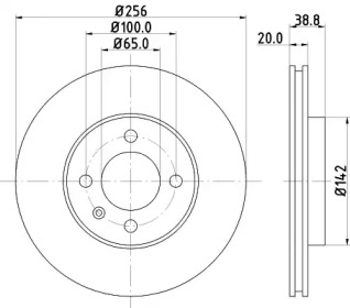 BELACO bdi159 -  Тормозной диск