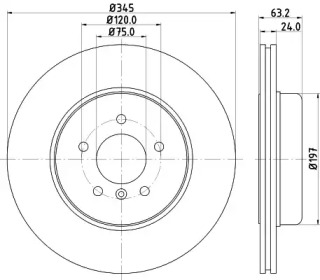 BELACO bdi1591 -  Тормозной диск