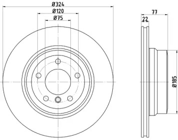 BELACO bdi1592 -  Тормозной диск
