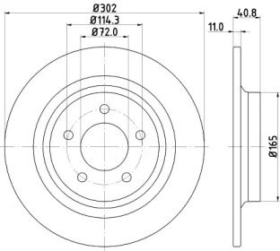 BELACO bdi1600 -  Тормозной диск