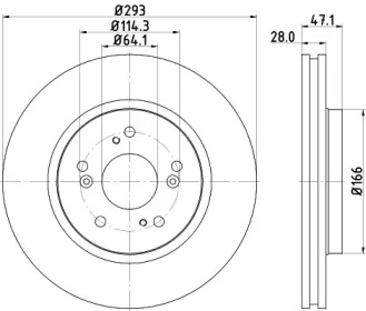 BELACO bdi1601 - Тормозной диск