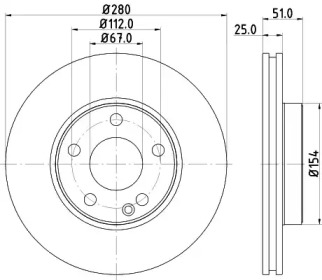 BELACO bdi1605 -  Тормозной диск
