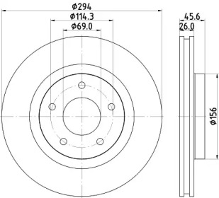BELACO bdi1607 -  Тормозной диск