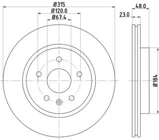BELACO bdi1630 -  Тормозной диск
