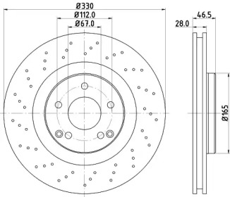 BELACO bdi1633 -  Тормозной диск