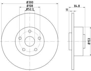 BELACO bdi1644 - Тормозной диск
