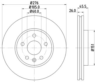 BELACO bdi1651 -  Тормозной диск
