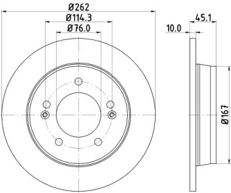 BELACO bdi1671 -  Тормозной диск