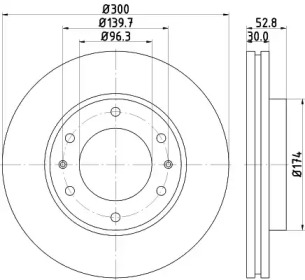 BELACO bdi1688 -  Тормозной диск