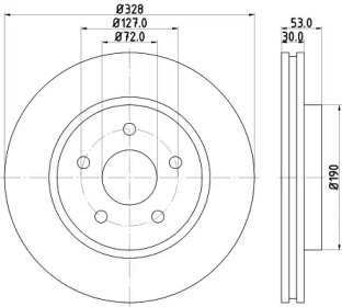 BELACO bdi1690 - Тормозной диск