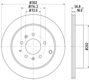BELACO bdi1698 - Тормозной диск