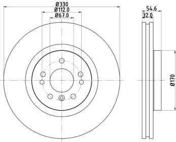 BELACO bdi1701 -  Тормозной диск
