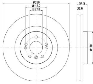 BELACO bdi1702 -  Тормозной диск