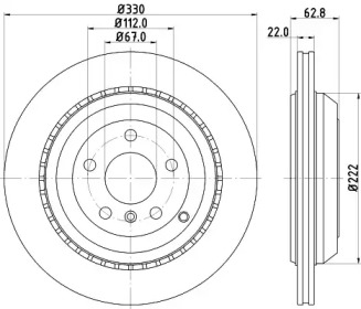 BELACO bdi1704 -  Тормозной диск