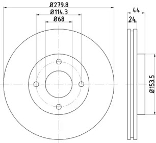 BELACO bdi1710 -  Тормозной диск