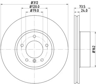 BELACO bdi1747 -  Тормозной диск