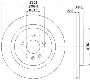BELACO bdi1751 -  Тормозной диск