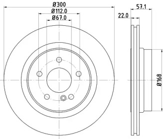 BELACO bdi1754 - Тормозной диск