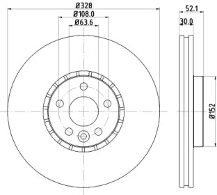 BELACO bdi1760 - Тормозной диск