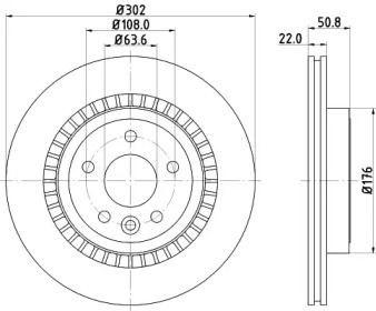 BELACO bdi1761 - Тормозной диск