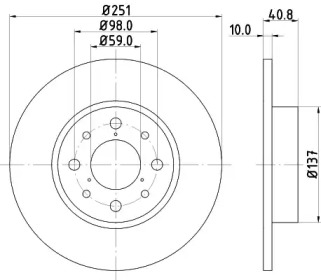 BELACO bdi1763 -  Тормозной диск