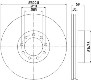 BELACO bdi1765 -  Тормозной диск