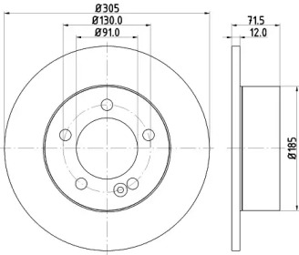 BELACO bdi1770 -  Тормозной диск