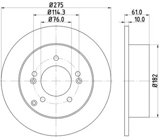 BELACO bdi1771 -  Тормозной диск