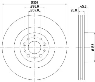 BELACO bdi1785 -  Тормозной диск