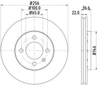 BELACO bdi1792 -  Тормозной диск