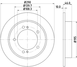 BELACO bdi1794 - Тормозной диск