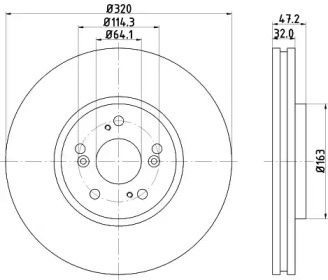BELACO bdi1799 -  Тормозной диск