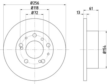BELACO bdi181 -  Тормозной диск