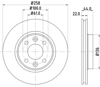 BELACO bdi1823 -  Тормозной диск