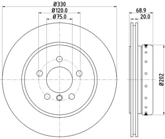 BELACO bdi1826 -  Тормозной диск