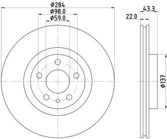 BELACO bdi1831 -  Тормозной диск
